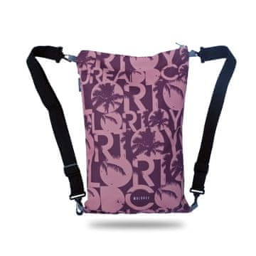 shumee Urbani nahrbtnik, torba za čez ramo, torba 2 v 1 z zadrgo, športna torba, Heather