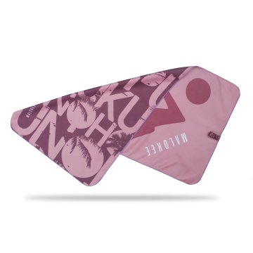 shumee Rožnata športna brisača iz mikrovlaken za fitnes 100 cm x 50 cm