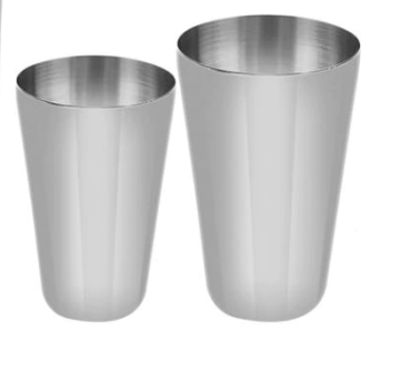 shumee Boston Tin on Tin Shaker - 2 x jekleni skodelici