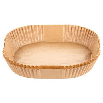 shumee 50x Vložek za cvrtnik brez maščobe Peki papir 23 cm