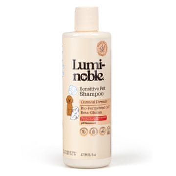 shumee Nežen šampon za pse 473 ml - za suho in razdraženo kožo - s fermentiranim granatnim jabolkom in evkaliptusom - veganska hipoalergena formula - s kolagenom in prebiotiki - Lumi-Noble