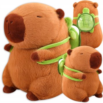 shumee XXL CAPYBARA CAPYBARA CUDDLY MASKOTA Z NAHRBTNIKOM 40CM