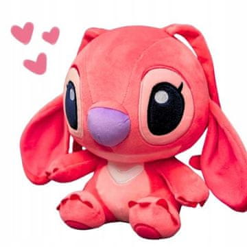 shumee LILO & STITCH PLIŠASTI MEDVEDEK 45 cm roza maskota igrača plišasta igrača ljubkovalna igrača ANGEL