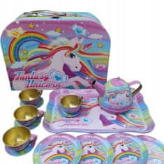 shumee Čajni set Samorog s čajnikom, pladnjem, skodelicami, sladkarijami + skrinjo