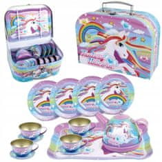 shumee Čajni set Samorog s čajnikom, pladnjem, skodelicami, sladkarijami + skrinjo