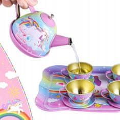 shumee Čajni set Samorog s čajnikom, pladnjem, skodelicami, sladkarijami + skrinjo