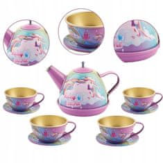shumee Čajni set Samorog s čajnikom, pladnjem, skodelicami, sladkarijami + skrinjo