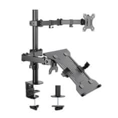 Goobay Basic Arm Flex 13-32" 8kg univerzalni namizni nosilec za prenosnik in monitor