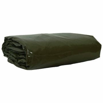 Vidaxl Tarpaulin 650g / m² Oljčno zelena 1,5 x 20 m