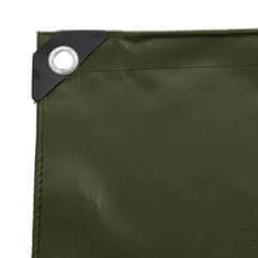 Vidaxl Tarpaulin 650g / m² Oljčno zelena 4 x 6 m Platno s PVC premazom