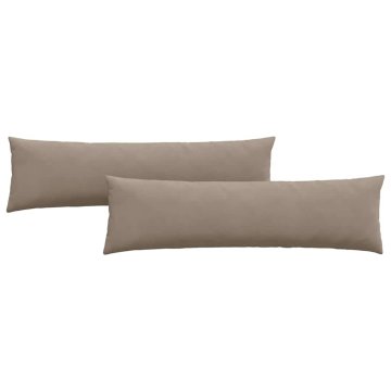 Vidaxl Blazine za kavč 2 pcs Taupe 145 x 40 cm blago