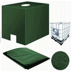 shumee 1 kos pokrova rezervoarja za vodo, trpežne zelene tkanine