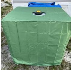 shumee 1 kos pokrova rezervoarja za vodo, trpežne zelene tkanine