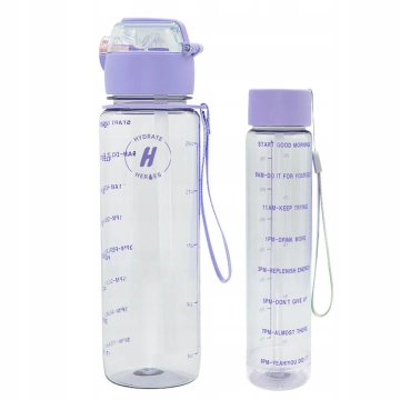 shumee 700ML MOTIVACIONA STEKLENICA ZA VODO S SLAMICO