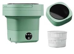 shumee Prenosni mini zložljivi potovalni pralni stroj Automatic Tourist 2KG 11L