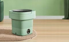 shumee Prenosni mini zložljivi potovalni pralni stroj Automatic Tourist 2KG 11L