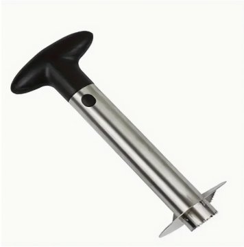 shumee Luščilo in rezalnik ananasa iz nerjavečega jekla, Easy Kitchen Pineapple