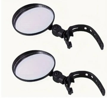 shumee Ogledala za kolesa 2 kom. Nastavljiva in vrtljiva vzvratna ogledala za kolesa