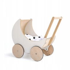 shumee Lesen voziček Walker Pusher For Dolls Montesori Deep White