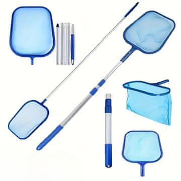 shumee Mreža za bazen Pool Net Zložljiv ročaj za čiščenje bazena