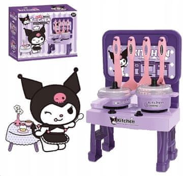 shumee Komplet igrač Kuromi Kitchen Saniro Burner Pot + dodatki