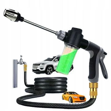 shumee Pištola za peno za pranje avtomobila z rezervoarjem za tekočino za vrtno cev