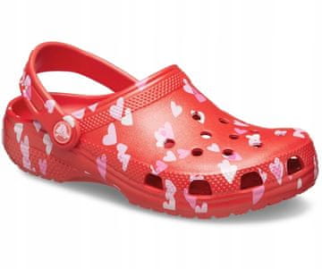 shumee CROCS CLASSIC VDAY CLOG OTROŠKI ČEVLJI T 209755 C10EU 2728 ČEŠNJEV RDEČI