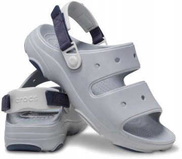 shumee CROCS KLASIČNI SANDALI ZA VSE TERENE 207711 M7 I EU 3940 I W9 SVETLO SIVI