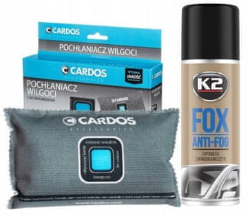 shumee K2 CARDOS VLAŽILEC VLAGE ZA AVTOMOBILE IN SREDSTVO PROTI ROŽENJU STEKEL