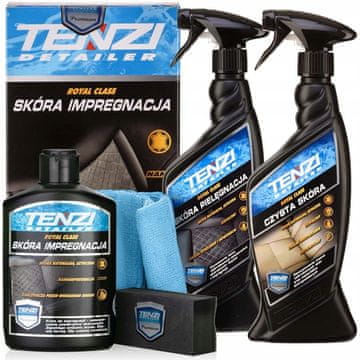shumee TENZI KOMPLET ZA ČIŠČENJE, PRANJE, NEGO, IMPREGNACIJO IN OBNOVO USNJA