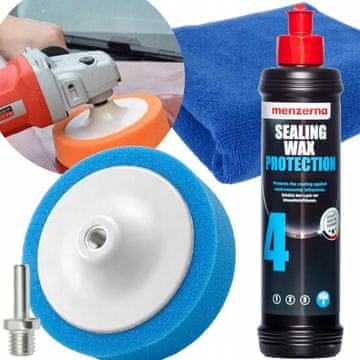 shumee MENZERNA TESNILNI VOSEK AVTOMOBILSKI VOSEK ZA POLIRANJE IN ZAŠČITO ZA BARVO + XL BLAZINA