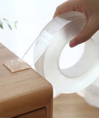 shumee VEČKRAT UPORABLJIV DVOSTRANSKI NANO TRAK, ZELO MOČAN, SAMOLEPILAN, 5 m