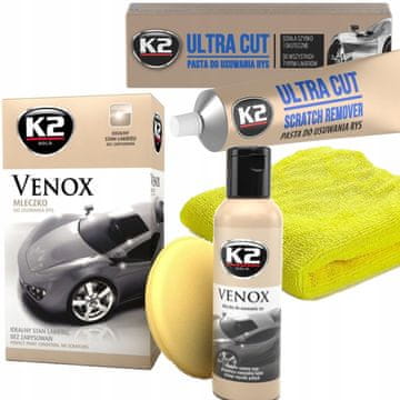shumee K2 KOMPLET PASTA + MLEKO ZA ODSTRANJEVANJE ODRGNIN IN OŠTRIN ULTRA CUT VENOX