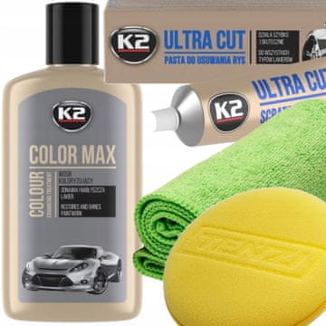 shumee KOMPLET SREBRNE BARVNE VOSKOVNE PASTE ZA ODSTRANJEVANJE PRASK NA AVTOMOBILU