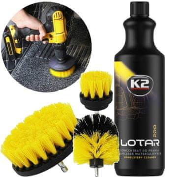 shumee K2 LOTAR PRO TEKOČE ČISTILO + KRTAČA ZA ČIŠČENJE SEDEŽNEGA OBLAZINJENJA