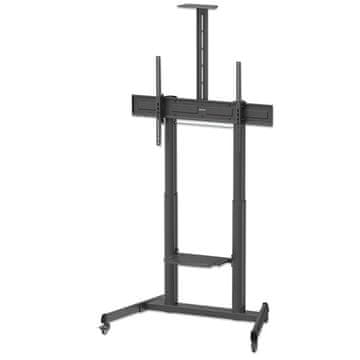 Manhattan 60" to 120" 120KG monitor -10 - +5° nagib 90° večje obremenitve večnamenski voziček