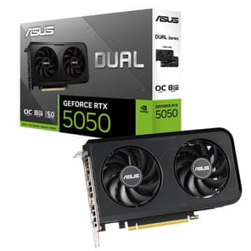 ASUS Prime GeForce RTX 5050 OC 8GB GDDR6 (DUAL-RTX5050-O8G) grafična kartica