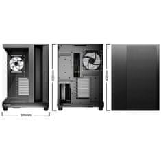 Be quiet! Light Base 500 LX (BGW85) midi-ATX RGB okno črno ohišje