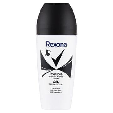 Rexona Nevidni črno-beli antiperspirant roll-on 50 ml