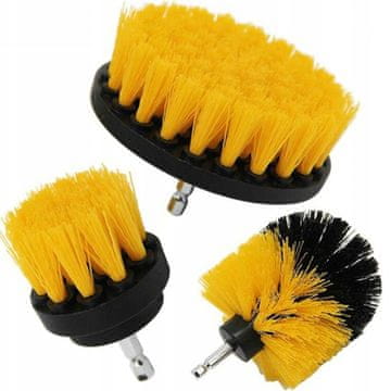 Retoo Čistilne krtače za izvijače, 4,5/8,5/10 cm – 3 kos.