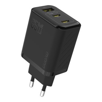 DUDAO A29 GaN USB-C USB-A 65 W omrežni polnilnik – črn