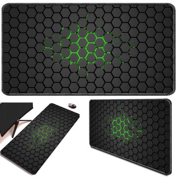 Retoo Igralna podloga za miško za pisalno mizo XXL 90 x 40 cm