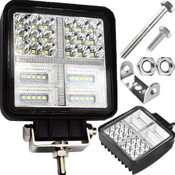 Retoo OFF ROAD vodotesna halogenska žarnica, 38 LED-diod, 12/24 V, 177 W