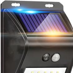 Retoo Zunanja sončna vrtna svetilka s senzorji gibanja in senzorjem mraka, 20 LED-diodami