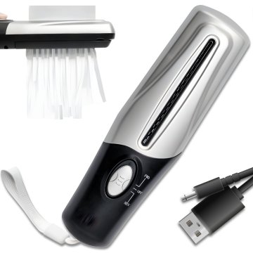 Retoo Prenosni ročni uničevalnik papirnih dokumentov, 11 cm