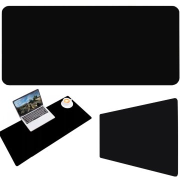 Retoo Igralna podloga za miško za igralce, XXL 100 x 50 cm – črna