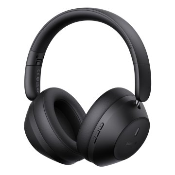 BASEUS Bass 30 Max Bluetooth 5.3 brezžične slušalke preko ušes – črne