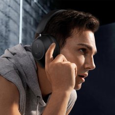 BASEUS Bass 30 Max Bluetooth 5.3 brezžične slušalke preko ušes – črne