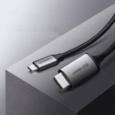 Ugreen Kabel, prehodnik HDMI – USB-C, 4K, 60 Hz, 1,5 m, črno-siv