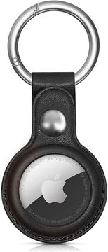 HURTEL Apple AirTag etui iz eko usnja - črn